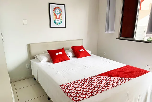 غرفة بسرير كوين، OYO Praia Hotel Recanto do Tome - Salvador 2/10