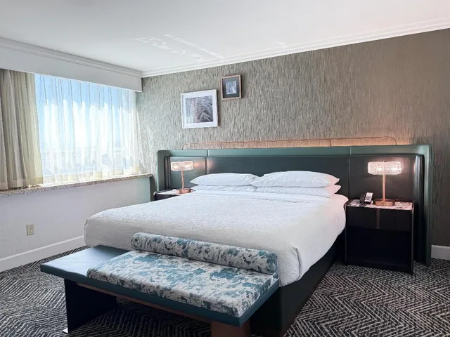 غرفة بسرير كينج بغرفة نوم واحدة لذوي الإعاقة، Embassy Suites by Hilton Los Angeles Glendale 4/5