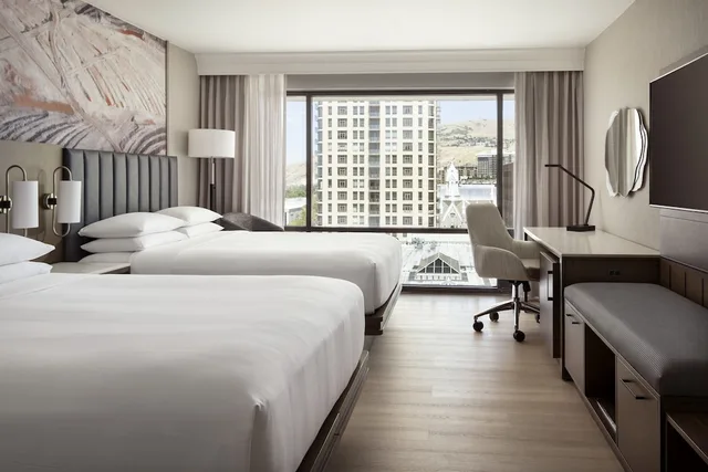 غرفة ديلوكس بسريرين كوين لذوي الإعاقة، Salt Lake City Marriott Downtown 1/3