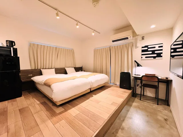 غرفة بسريرين منفصلين، Riverside Arashiyama 1/5