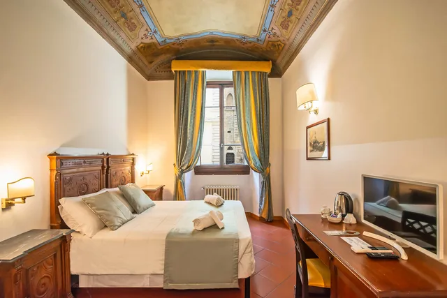 غرفة بسرير مزدوج أو سريرين منفصلين، Residenza Hotel Cimabue 6/10