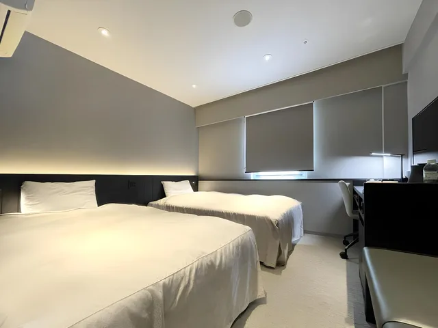Budget, Twin Beds, Main Building, Hotel Tau, Kumamoto 1/1