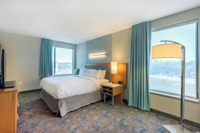 جناح بسرير كينج بغرفة نوم واحدة مع سرير سحّاب إضافي لذوي الإعاقة، Springhill Suites Wilmington Mayfaire 2/3