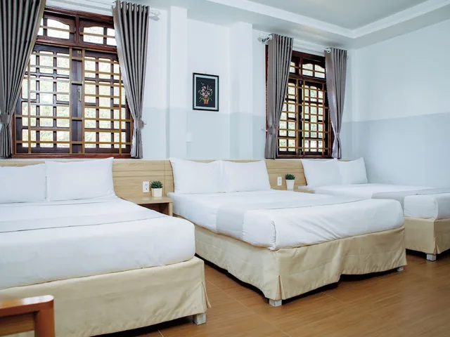 غرفة عائلية بسريرين مزدوجين، Ngoc Nguyen Anh Hotel 6/10