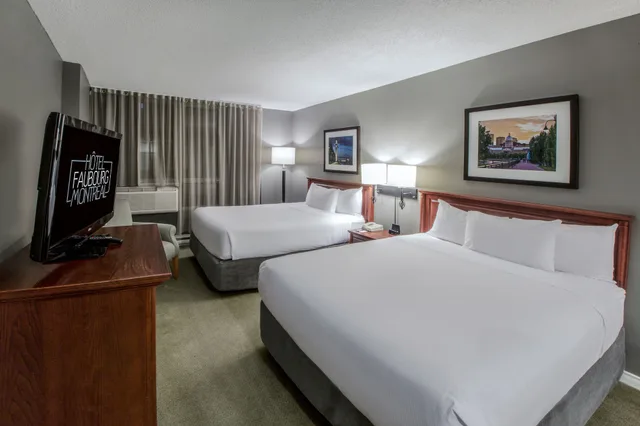 استوديو بسريرين كوين بمطبخ صغير، Hotel Faubourg Montreal 4/9
