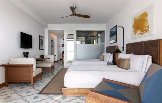 غرفة بسريرين كوين بإطلالة على البحر لذوي الإعاقة، THE CAPE - A THOMPSON HOTEL 4/9