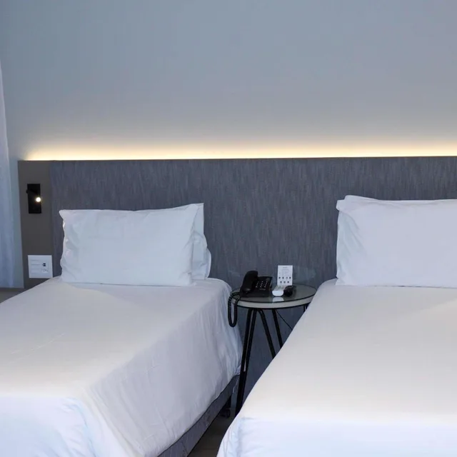 غرفة ديلوكس بسريرين منفصلين بإطلالة على المدينة، Mercure Sao Paulo Vila Olimpia 4/8