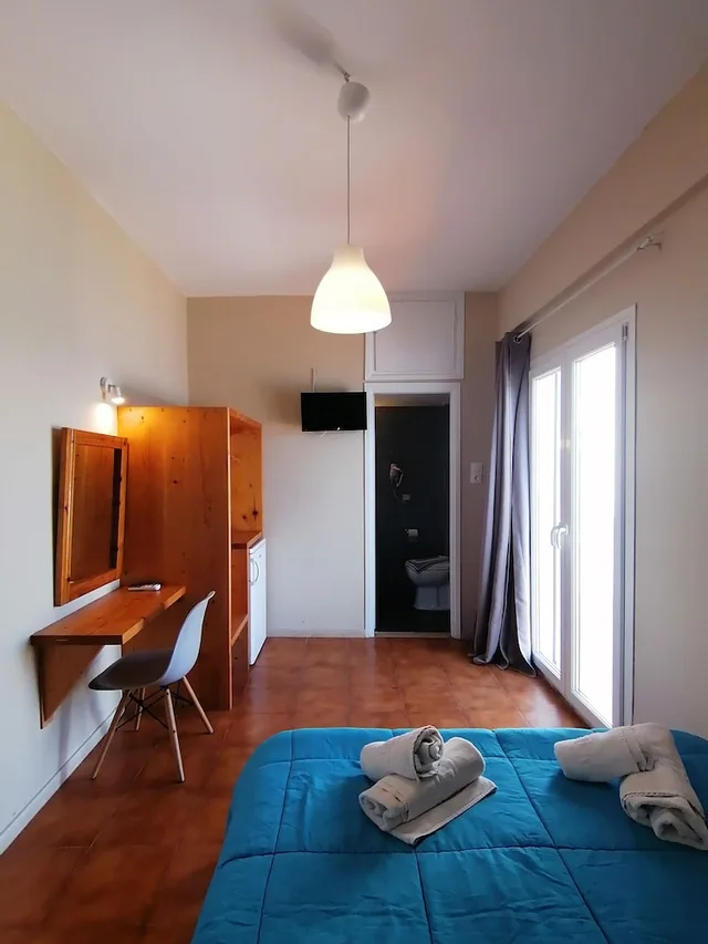 غرفة سوبيريور بسرير مزدوج بإطلالة على البحر، Perdika Mare Guesthouse 5/9