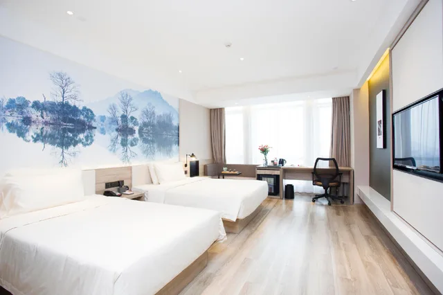 غرفة بسريرين منفصلين، Atour Hotel Hangzhou Jinsha Lake 1/1