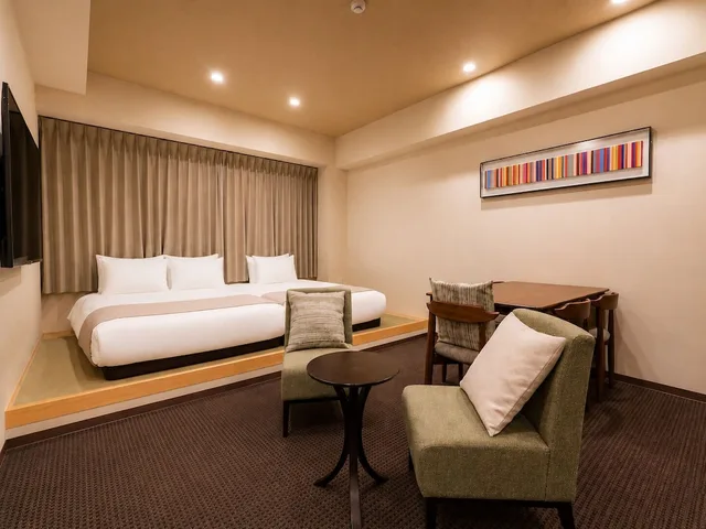 جناح عائلي بسرير كوين وسرير فردي بغرفة نوم واحدة بجاكوزي، Randor Residential Hotel Kyoto Suites 3/9