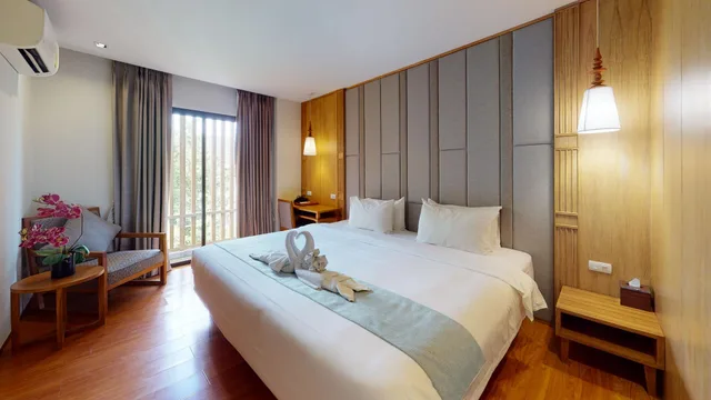غرفة ديلوكس بسرير مزدوج، Lanna Thaphae Hotel 1/1