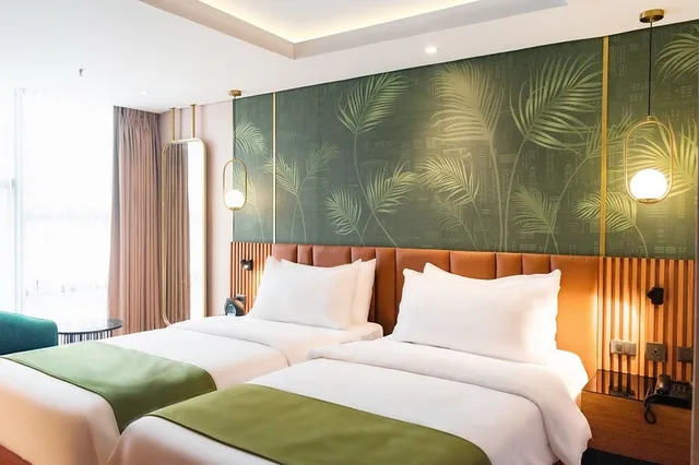 غرفة قياسية بسريرين منفصلين، Ironwood Hotel 1/2
