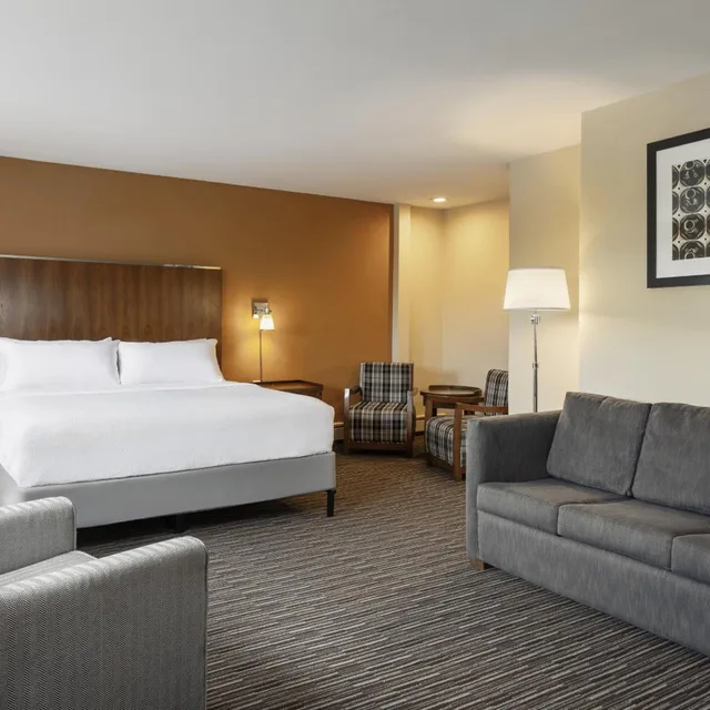 جناح بسرير كينج بغرفة نوم واحدة بجاكوزي، Royle Hotel Milwaukee Airport 1/2