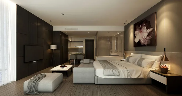 جناح بسرير كينج، Everland Hotel 3/10