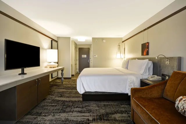 غرفة بسرير كينج مع أريكة، Hilton Garden Inn Austin/Round Rock 2/5