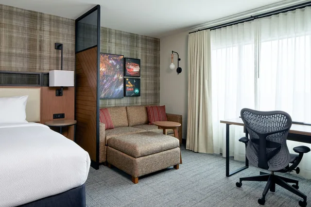 استوديو بسرير كينج بإطلالة على المدينة مع أريكة، Residence Inn San Francisco Airport Millbrae Station 4/10