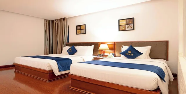 غرفة ثلاثية بسرير مزدوج وسرير فردي بإطلالة على المدينة، Stay Hotel Ex Northern Hotel Danang 3/4