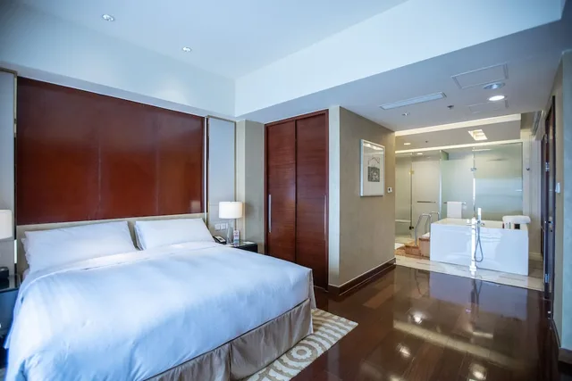 شقة بسرير كينج بغرفة نوم واحدة، The Imperial Mansion, Beijing Marriott Executive Apartments 1/5