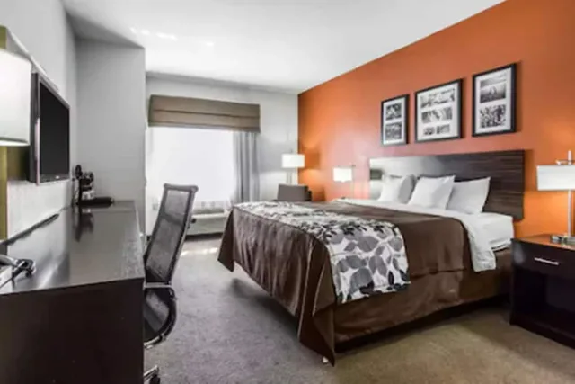 Standard, King Bed, Sleep Inn & Suites Lubbock West 1/1