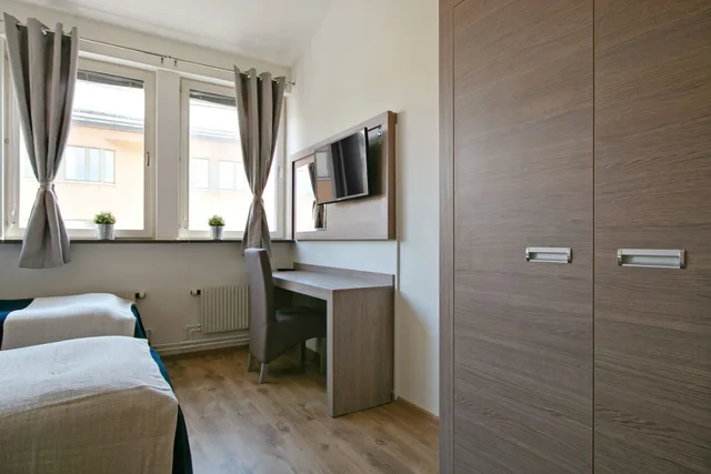 غرفة قياسية بسريرين منفصلين، Hotell Kringelstaden 3/5