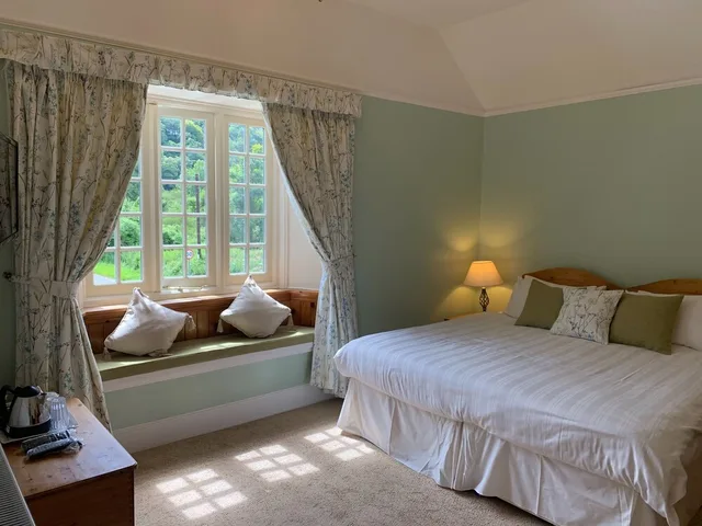 غرفة بسرير مزدوج أو سريرين منفصلين بإطلالة على الحديقة، Polraen Country House 2/2