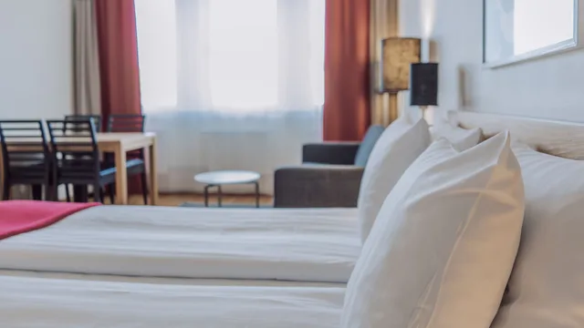 غرفة عائلية بسرير مزدوج مع أريكة، Home Hotel Mektagonen 2/7