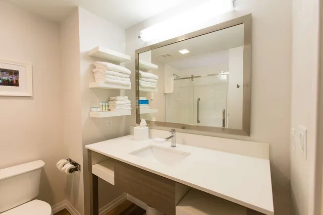 غرفة تنفيذية بسرير كينج بإطلالة على النهر، Hampton Inn Palatka 4/4
