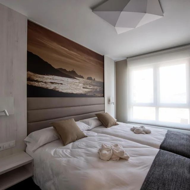 شقة بإطلالة على البحر بغرفة نوم واحدة، Apartamentos Vida Mar de Laxe 1/10