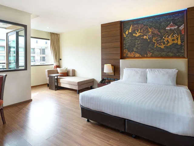 غرفة ديلوكس بسرير كينج، Novotel Phuket Vintage Park 5/10