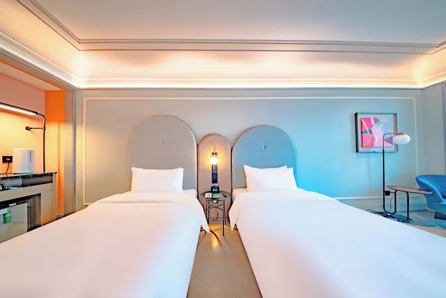 غرفة قياسية بسريرين منفصلين، Mercure Lanzhou Downtown 3/8