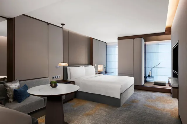 Space, Guest Room, King Bed، Jw Marriott Hotel Shenzhen 3/9
