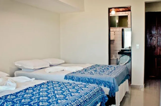 غرفة كومفورت ثلاثية بسرير مزدوج وسرير فردي، Hotel Litoral Fortaleza 1/7