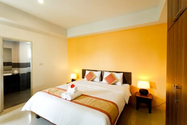 غرفة ديلوكس بسرير مزدوج، Cool Residence Sha Extra Plus 1/4