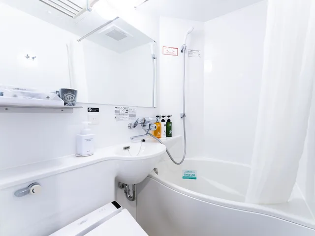غرفة بسريرين منفصلين للمدخنين، Apa Hotel Yamaguchi-Hofu 4/4