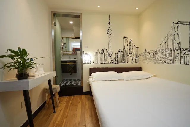 Standard, Double Bed, No Window, Shanghai Meego Youth Hostel 5/7