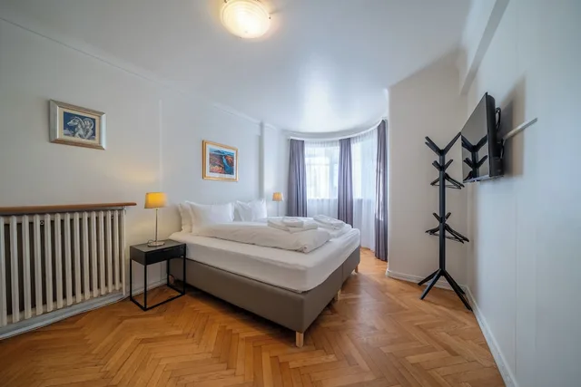 شقة كومفورت بثلاثة أسرّة بغرفة نوم واحدة مع أريكة، Guesthouse Galtafell 6/10