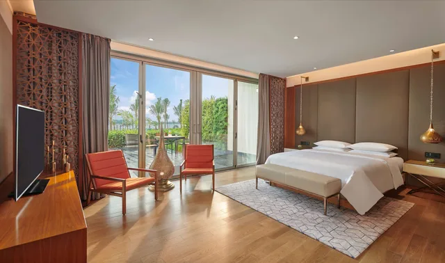 غرفة كلوب بسريرين منفصلين بشرفة، GRAND HYATT KOCHI BOLGATTY 5/10