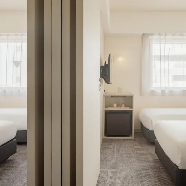 غرفة اقتصادية بسريرين منفصلين، Hotel Mid In Meguro-Ekimae 3/6