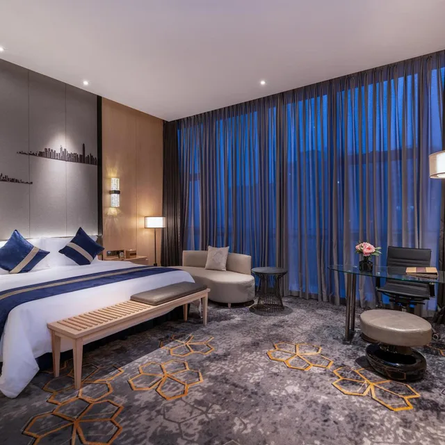 غرفة تنفيذية بسرير كينج، Grand Metropark Hotel Liyuan Chongqing 10/10