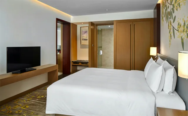 جناح بسرير كينج بغرفة نوم واحدة، Hilton Garden Inn Foshan 3/4