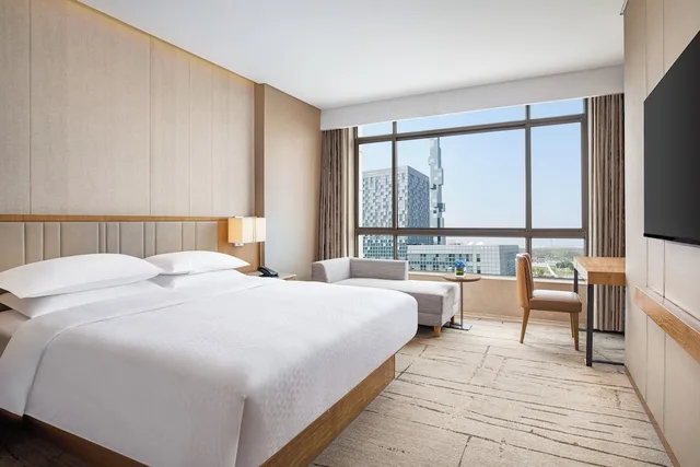 غرفة تنفيذية بسريرين منفصلين، Four Points by Sheraton Shanghai, Kangqiao 1/2