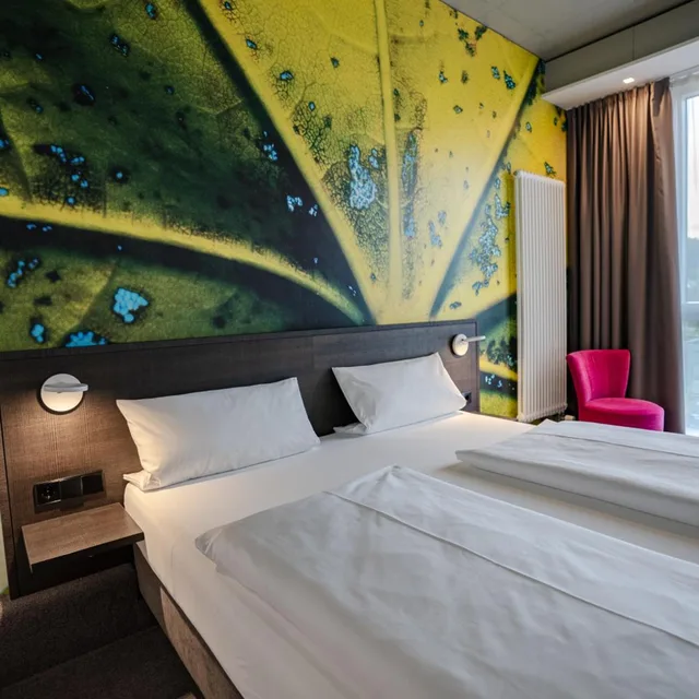غرفة كبيرة بسرير كينج، Qubixx StadtMitteHotel 2/10