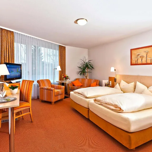 غرفة بسرير كينج، HOTEL SONNENGARTEN 3/4