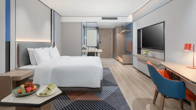غرفة ديلوكس بسرير كوين، Holiday Inn Express Changsha Development Zone 3/4