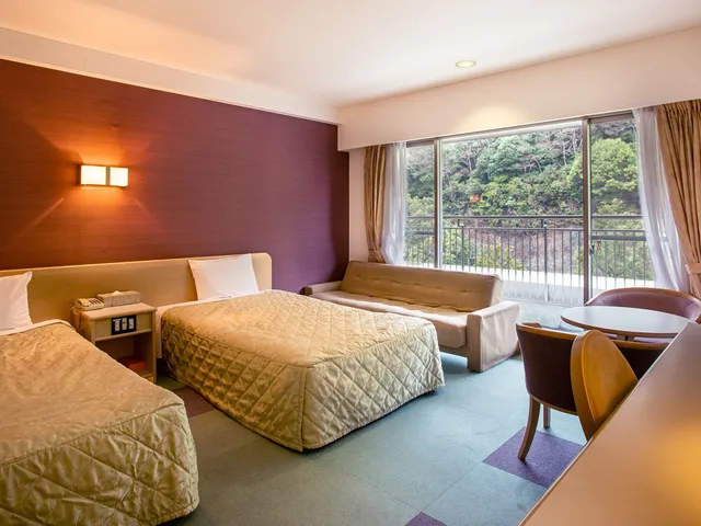 Standard, Twin Beds, Hot Spring Bath، Shin Kabakawa Kanko Hotel 2/3