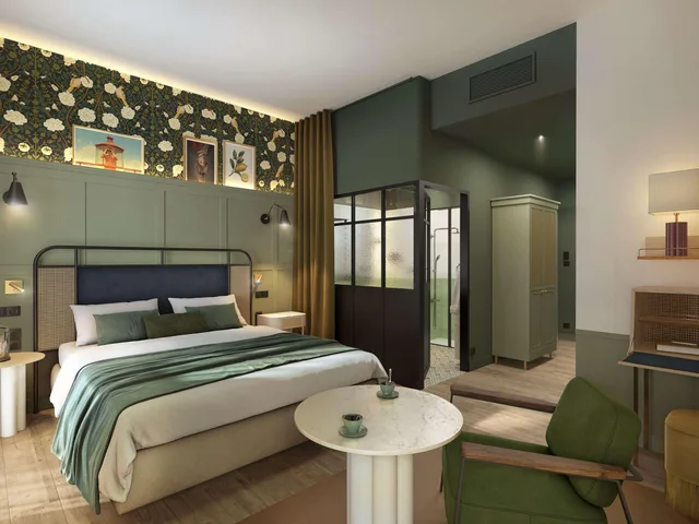 غرفة كلاسيكية بسرير كوين، Square Lodge Hotel La Roche sur Yon - Handwritten Collection 1/5