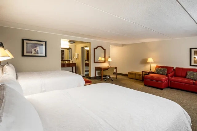 Studio, 2 Queen Beds, Sofa, Accessible, Hampton Inn Roanoke/Hollins - I-81 3/5