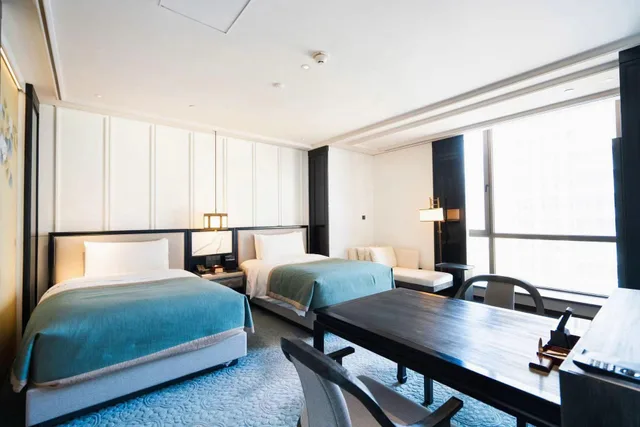 غرفة بسريرين منفصلين، Hangzhou Jiutai Hotel 1/2