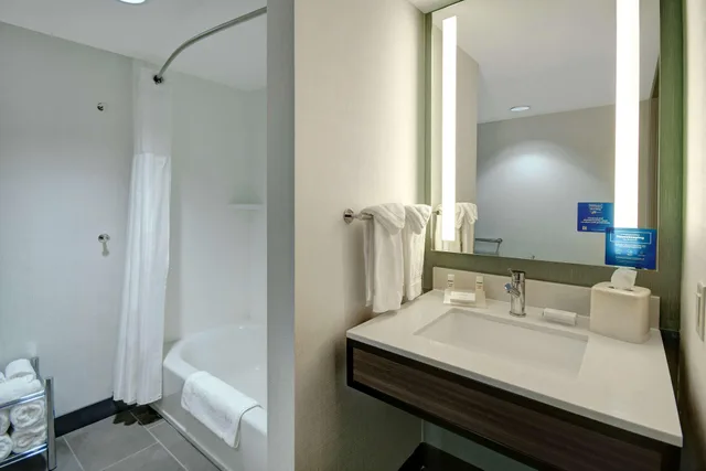 جناح بسرير كينج بغرفة نوم واحدة لذوي الإعاقة، Hilton Garden Inn Terre Haute 4/4