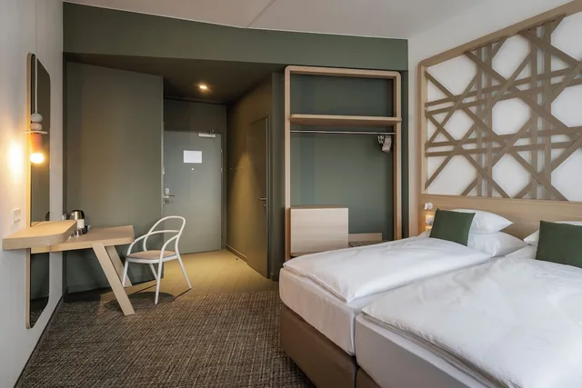 غرفة ديلوكس بسرير مزدوج أو سريرين منفصلين، Arcotel Aq Wien 2/3